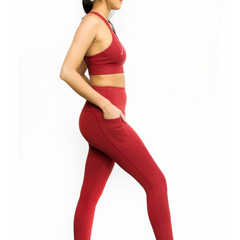 Yoga Pants Red