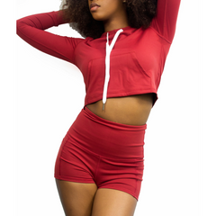 Jogger Top Red