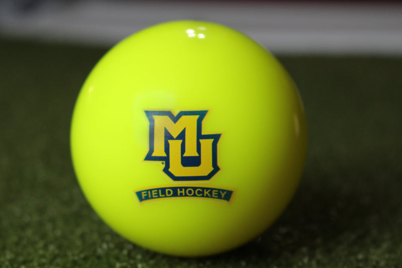 Marquette University Field Hockey Yellow Smooth Ball
