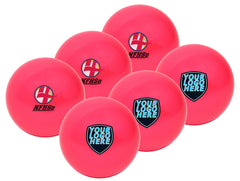 pink custom field hockey ball